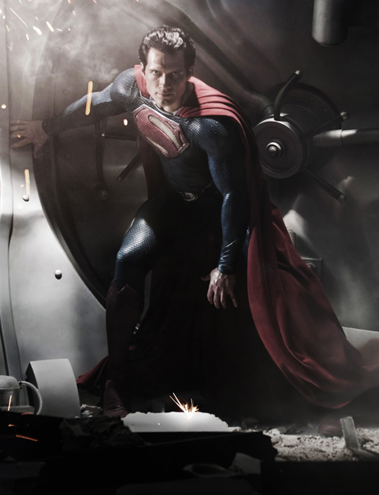 Henry Cavill, Superman, Man of Steel, Costume, Blue and Red