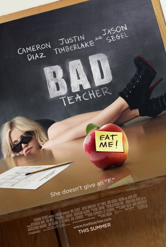 Bad Teacher, Cameron Diaz, Justin Timberlake, Jason Segel, Lucy Punch