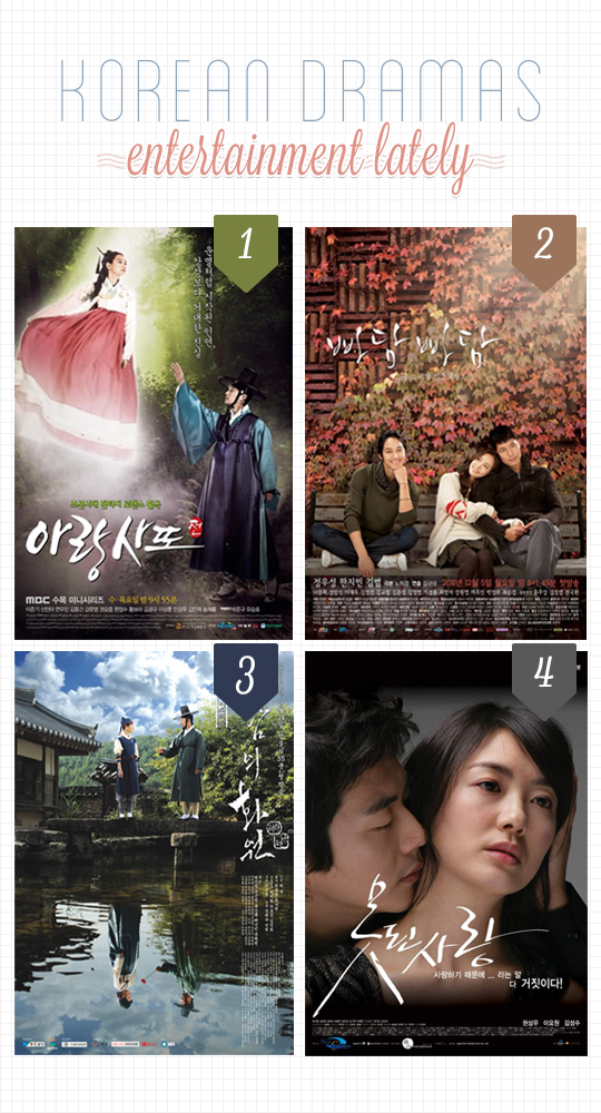 Korean Dramas, Arang and the Magistrate, Padam Padam, The Painter of the Wind, Bad Love